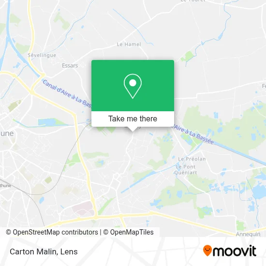 Carton Malin map