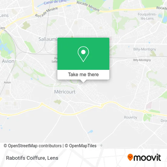 Rabotifs Coiffure map