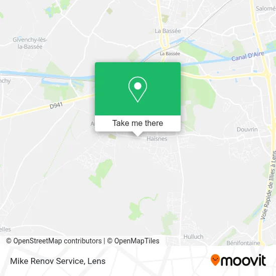 Mike Renov Service map