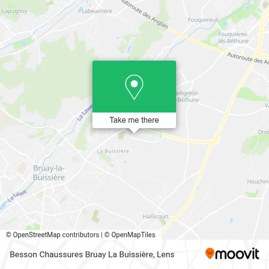 Besson Chaussures Bruay La Buissière map