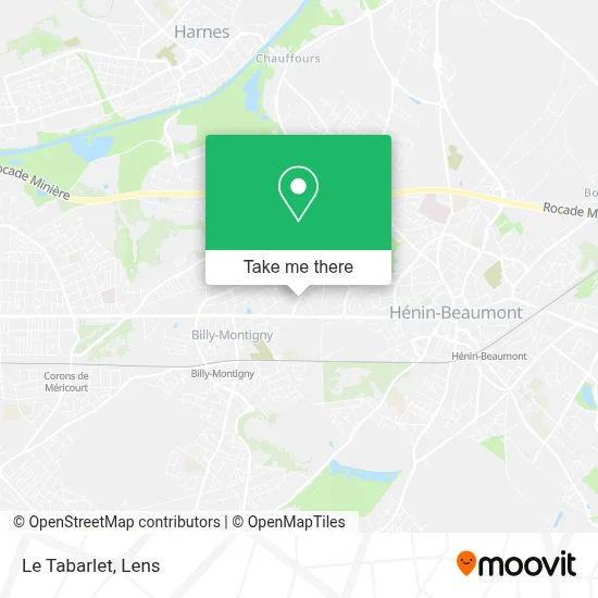 Le Tabarlet map