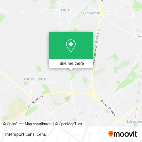 Intersport Lens map