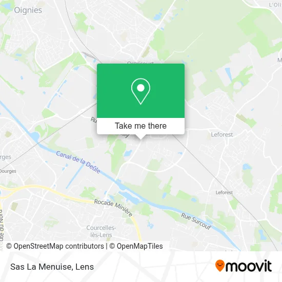 Sas La Menuise map