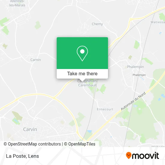 La Poste map