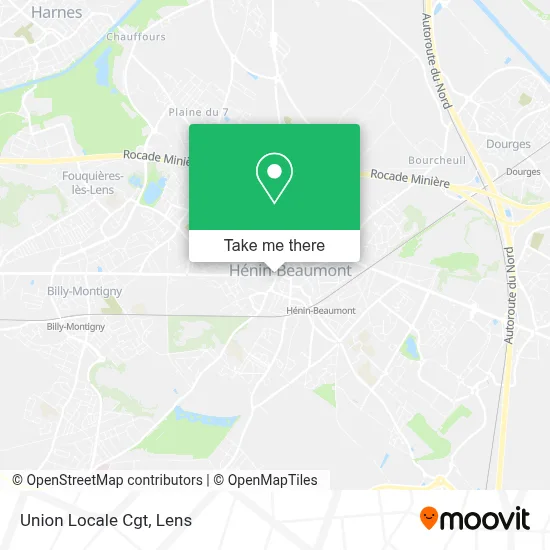 Union Locale Cgt map
