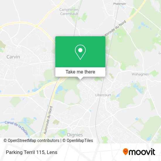 Parking Terril 115 map