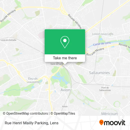 Rue Henri Mailly Parking map