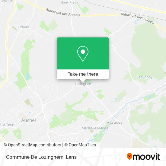 Commune De Lozinghem map