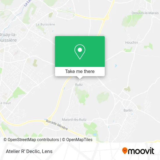 Atelier R' Declic map
