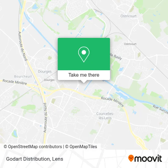 Godart Distribution map