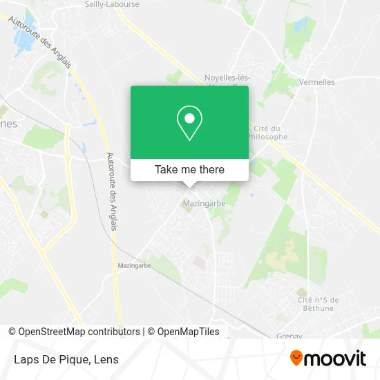 Laps De Pique map