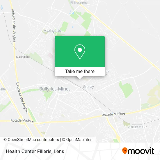 Health Center Filieris map