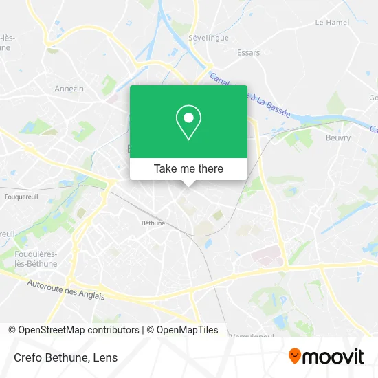 Crefo Bethune map