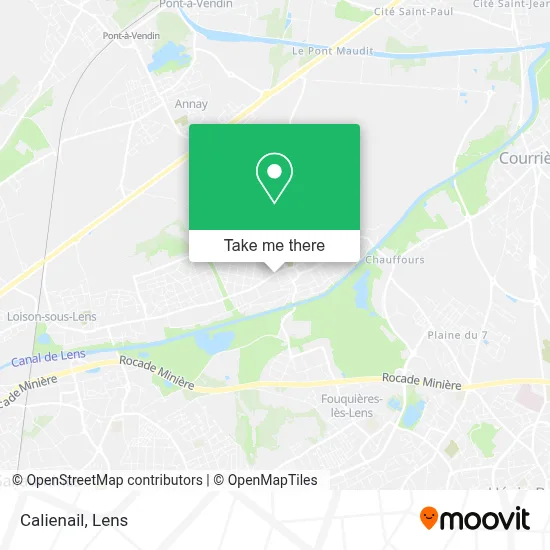 Calienail map
