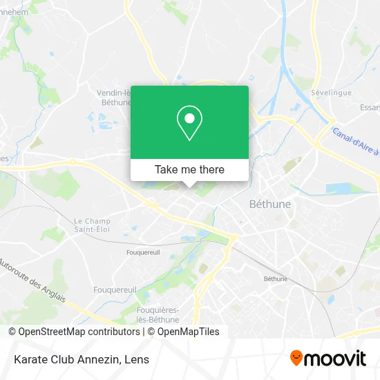 Karate Club Annezin map