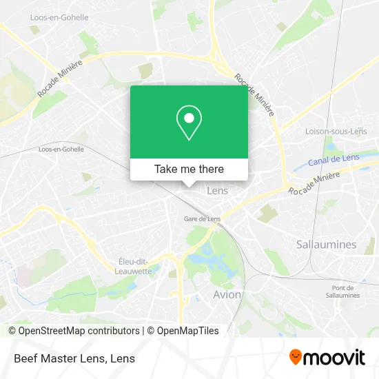 Beef Master Lens map