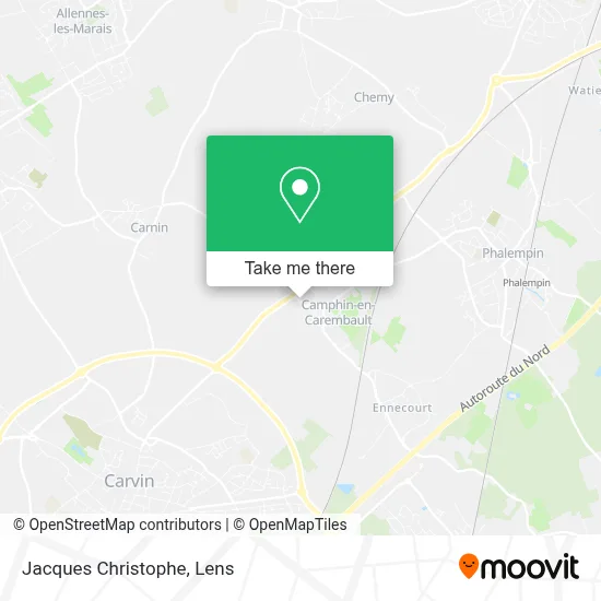 Jacques Christophe map