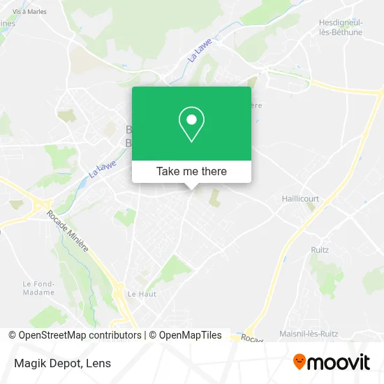 Magik Depot map