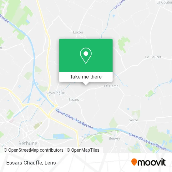 Essars Chauffe map