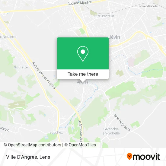 Ville D'Angres map