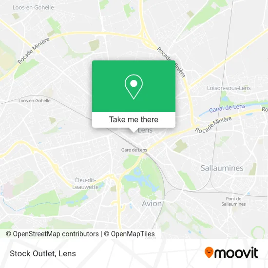 Stock Outlet map
