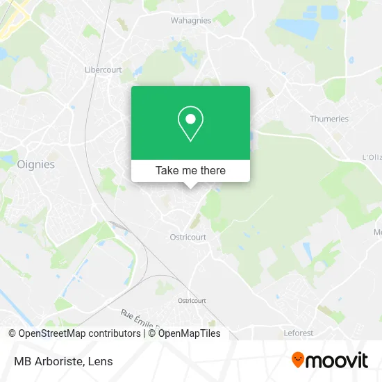 MB Arboriste map