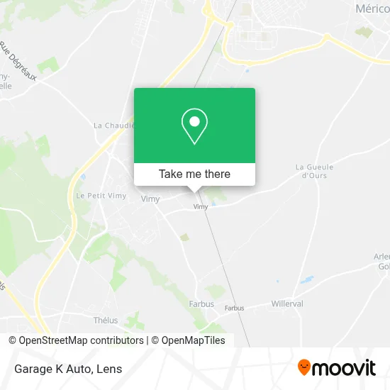 Garage K Auto map