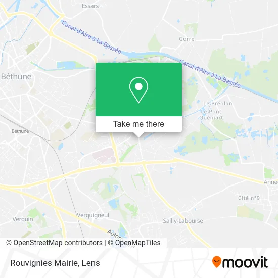 Rouvignies Mairie map