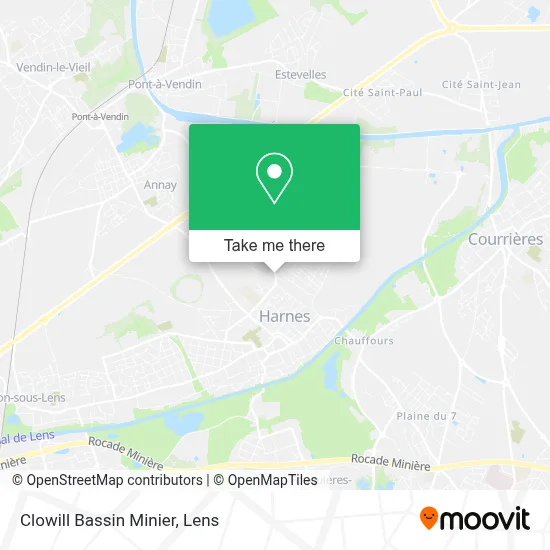 Clowill Bassin Minier map
