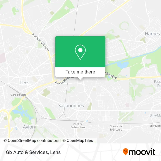 Gb Auto & Services map