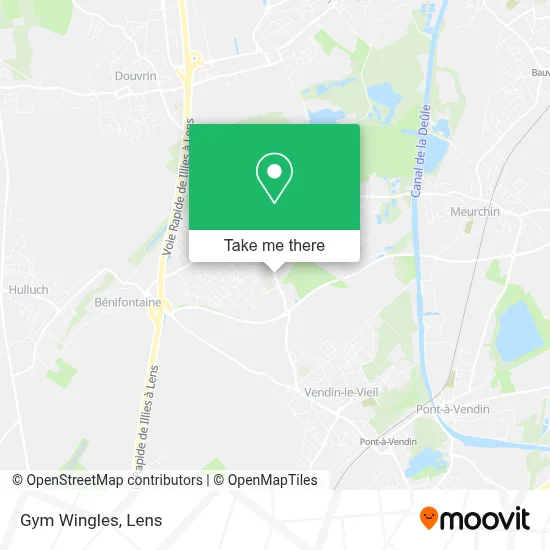 Gym Wingles map