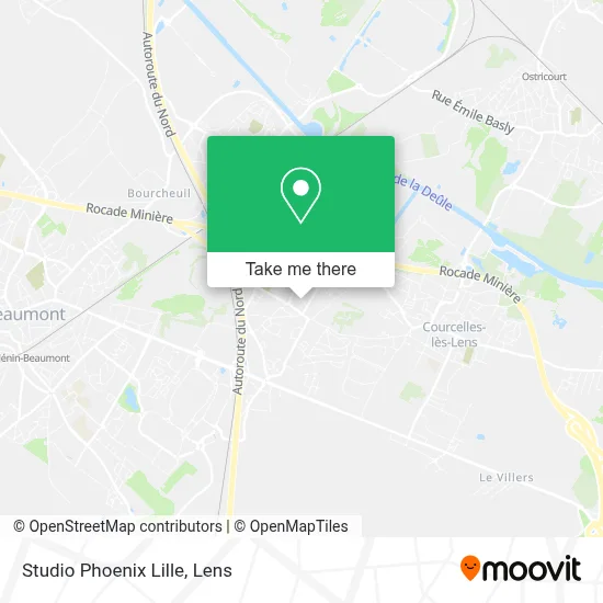 Studio Phoenix Lille map