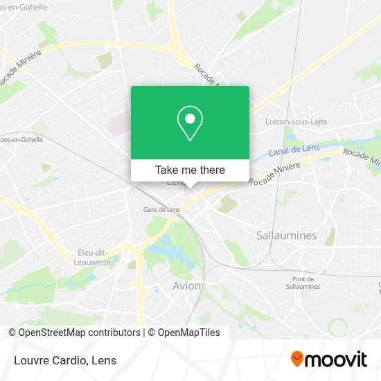 Louvre Cardio map