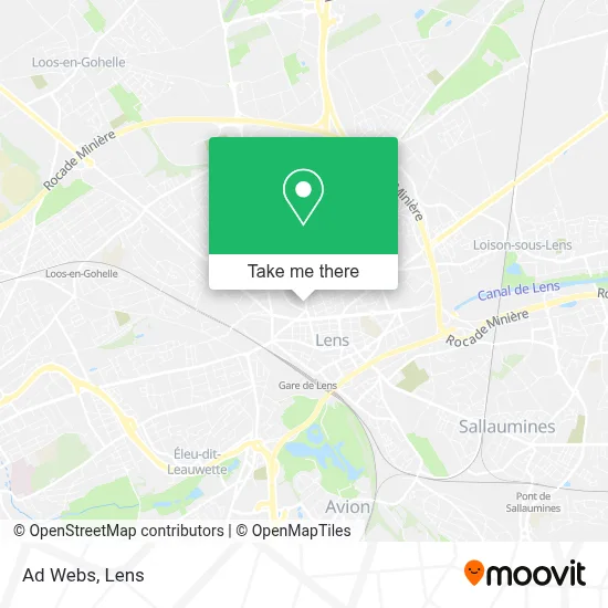 Ad Webs map
