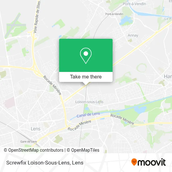 Screwfix Loison-Sous-Lens map
