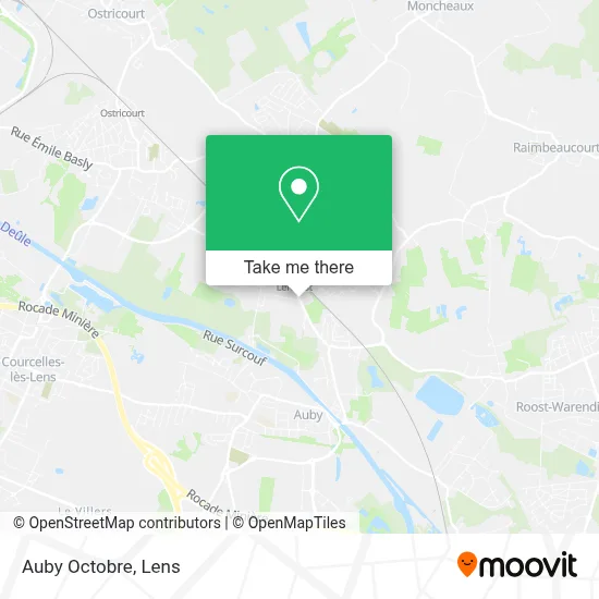Auby Octobre map