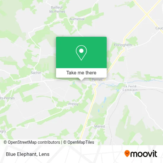 Elephant Bleu map