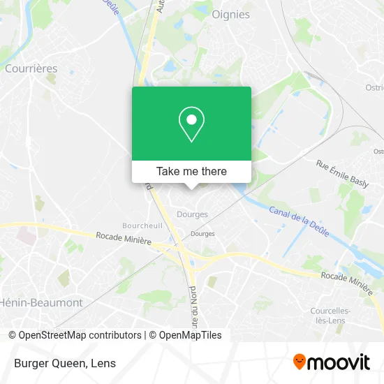 Burger Queen map