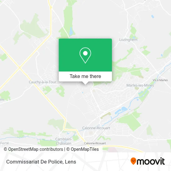 Commissariat De Police map