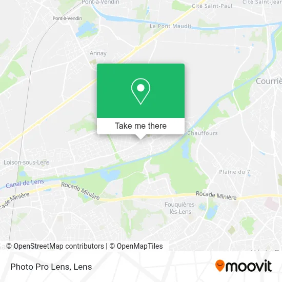Photo Pro Lens map