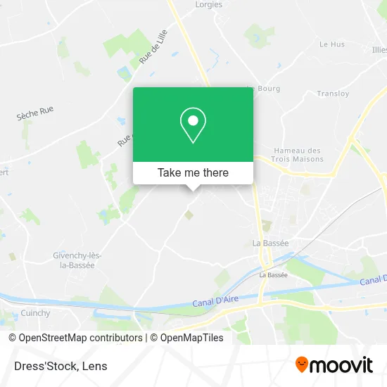 Dress'Stock map