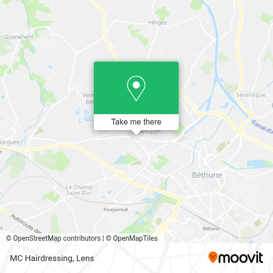 MC Coiffure map