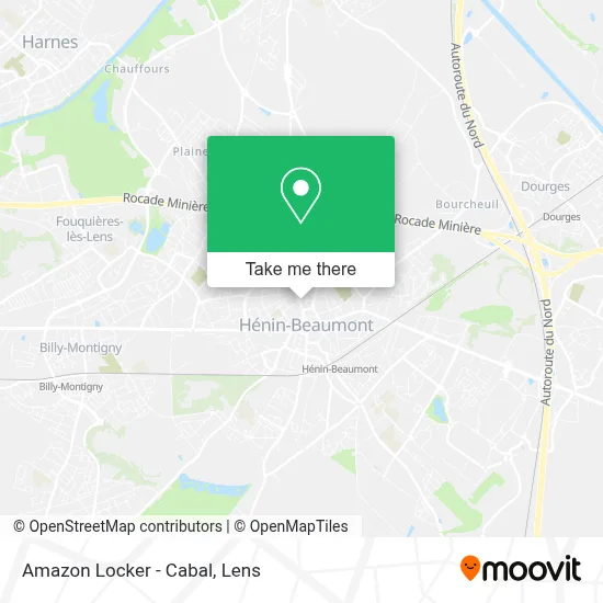 Amazon Locker - Cabal map