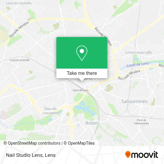 Nail Studio Lens map
