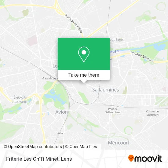 Friterie Les Ch'Ti Minet map