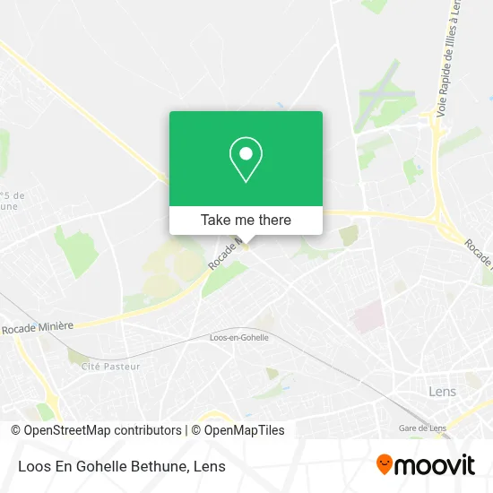 Loos En Gohelle Bethune map