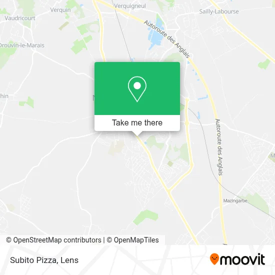 Subito Pizza map