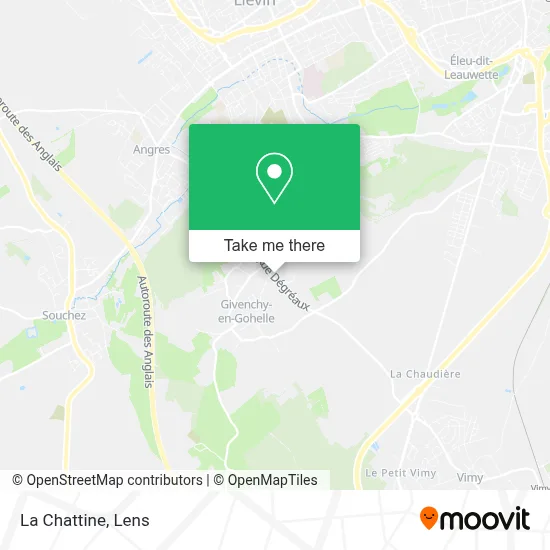 La Chattine map
