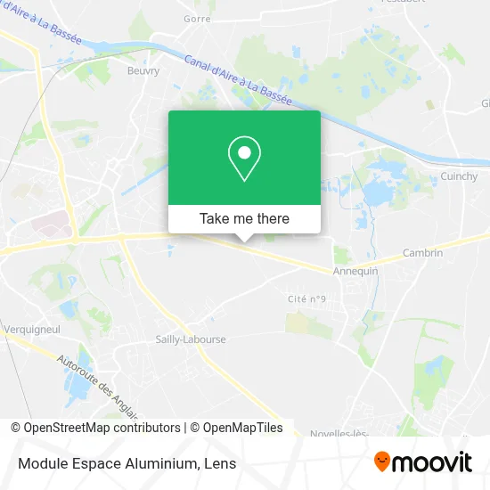 Module Espace Aluminium map