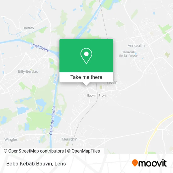 Baba Kebab Bauvin map